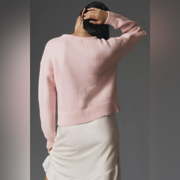 NWT MAEVE SPARKLE BOW CARDIGAN SWEATER - Picture 2 of 4